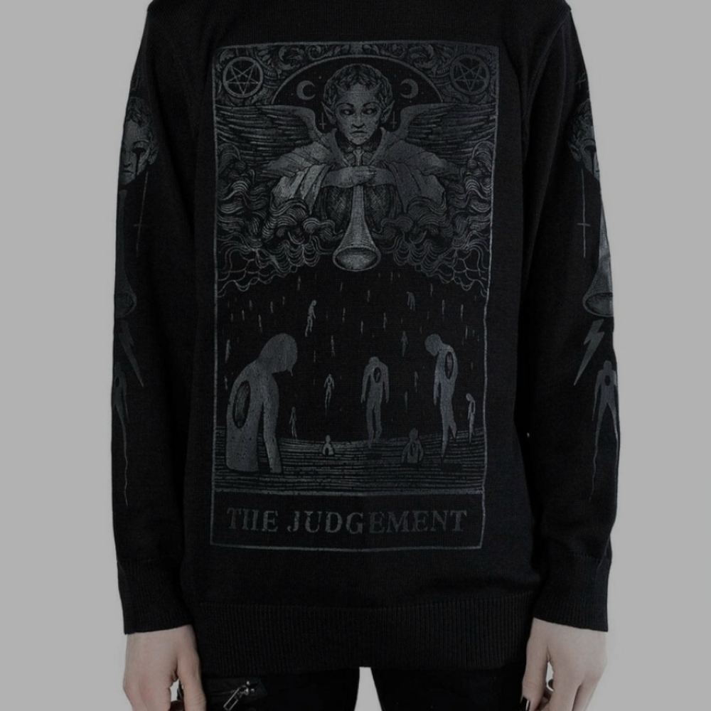 Killstar Judgement Knit Sweater XXL 2XL New
